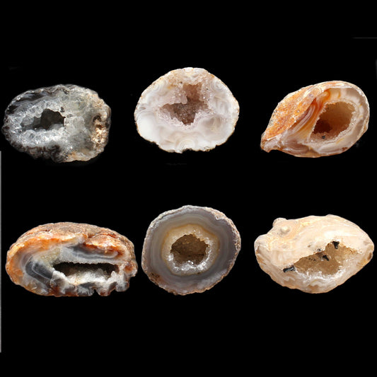 1x Achat Geode / Druse - Handpoliert