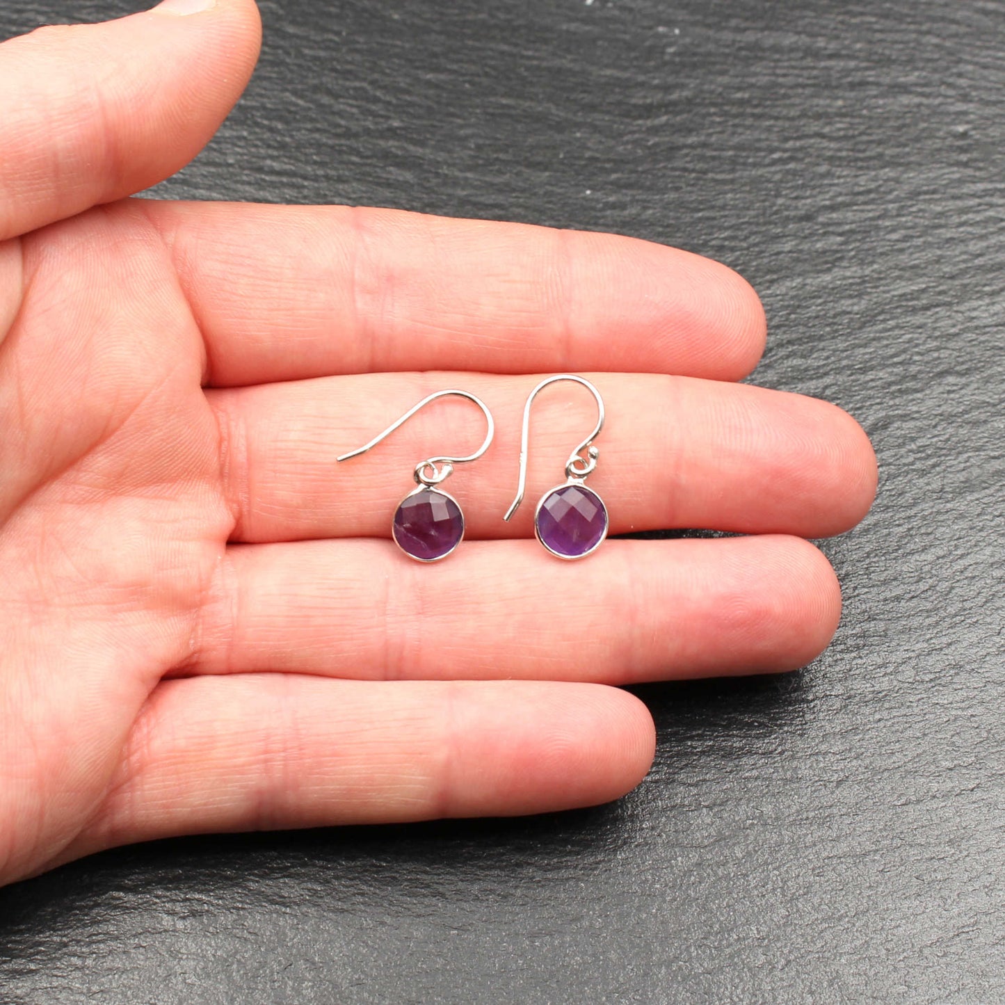 Amethyst Silber Ohrringe