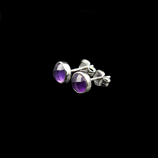 Amethyst Silber Ohrstecker