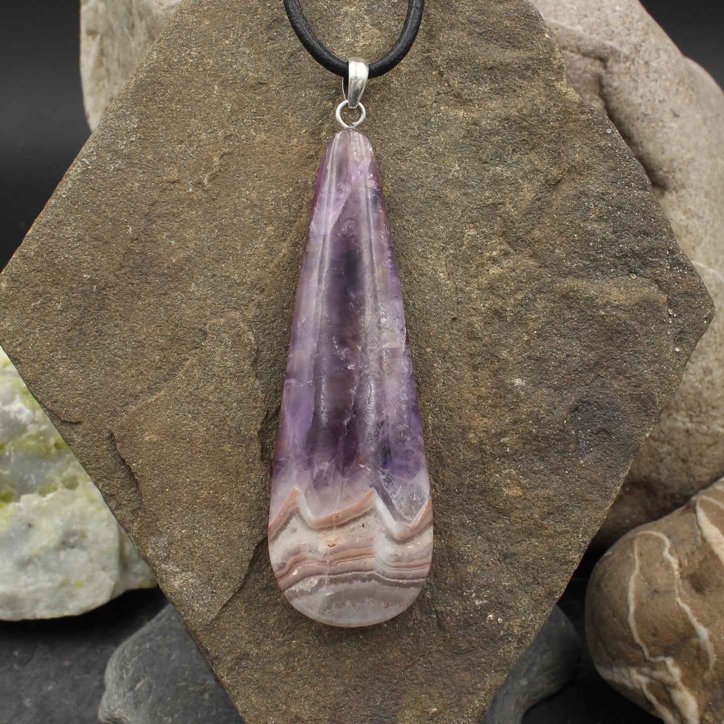 Amethyst Anhänger - Unikat 2 - Bild 1