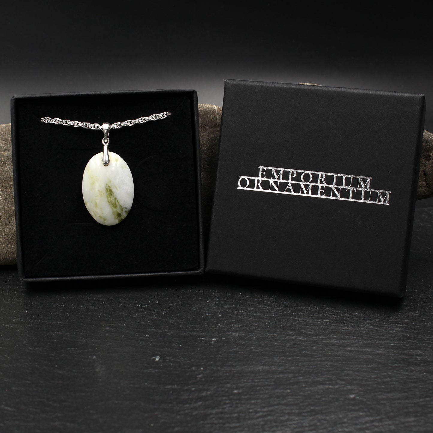 Scottish Iona Marble Pendant - Handmade