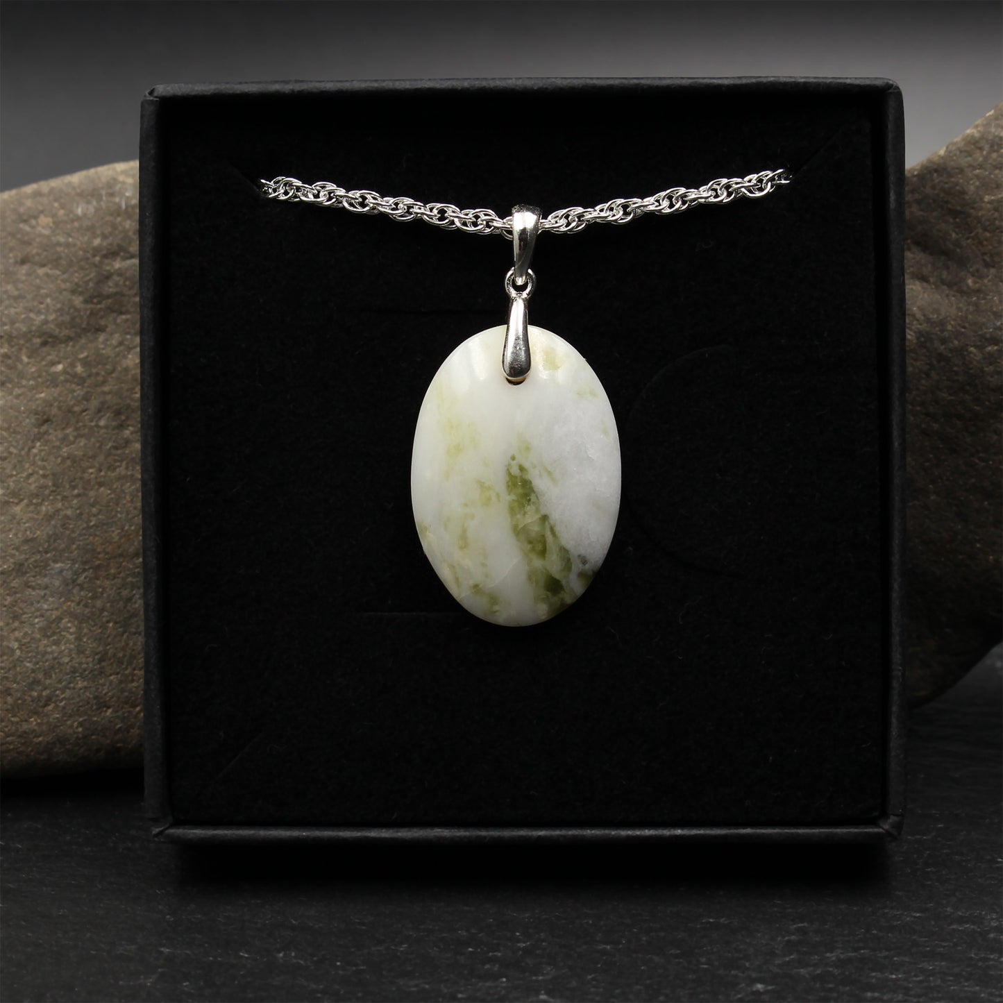 Scottish Iona Marble Pendant - Handmade