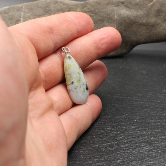 Scottish Iona Marble Pendant - Handmade