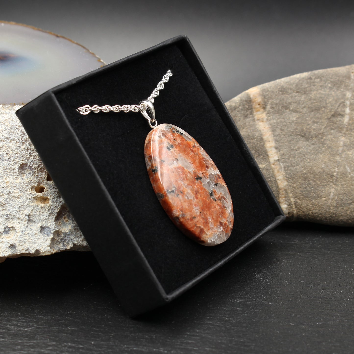 Scottish Lewisian Gneiss Pendant - Handmade