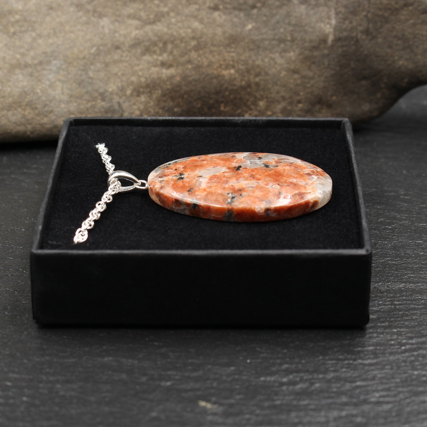 Scottish Lewisian Gneiss Pendant - Handmade