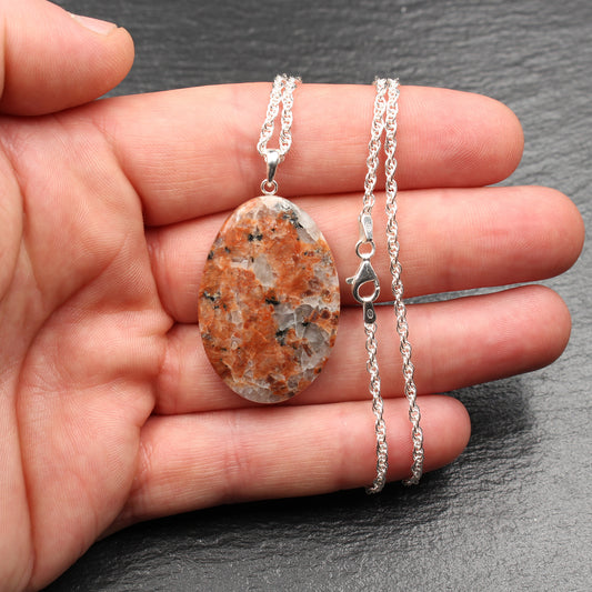 Scottish Lewisian Gneiss Pendant - Handmade