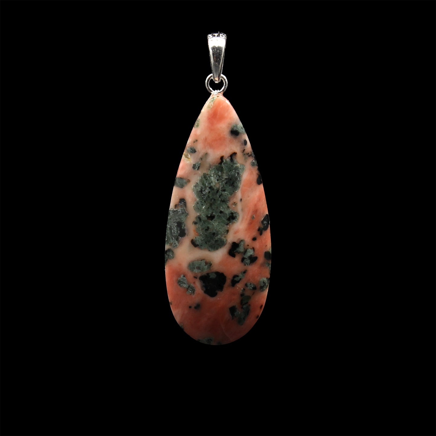 Scottish Isla Rose Pink Limestone Pendant - Handmade in Germany