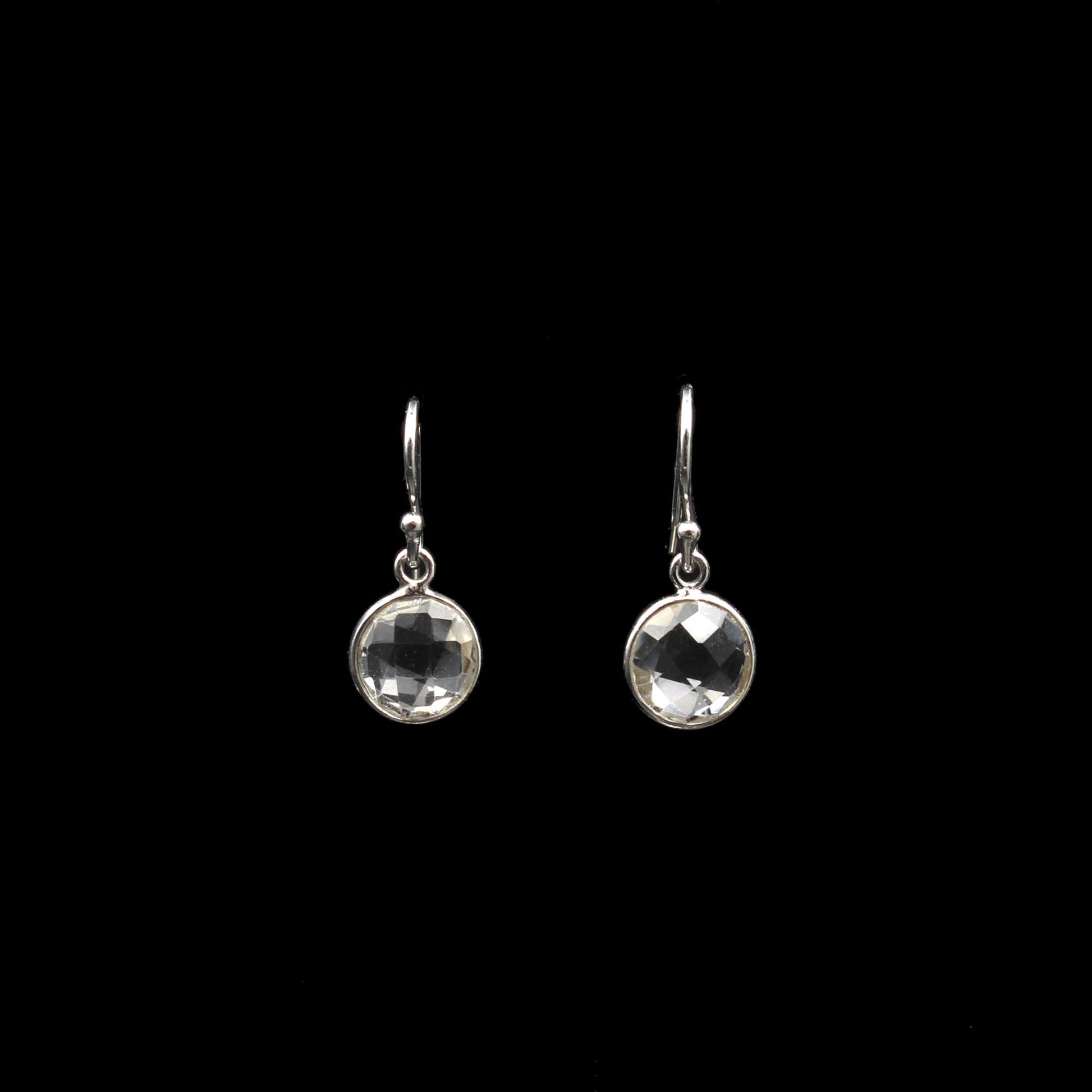 Bergkristall Silber Ohrringe