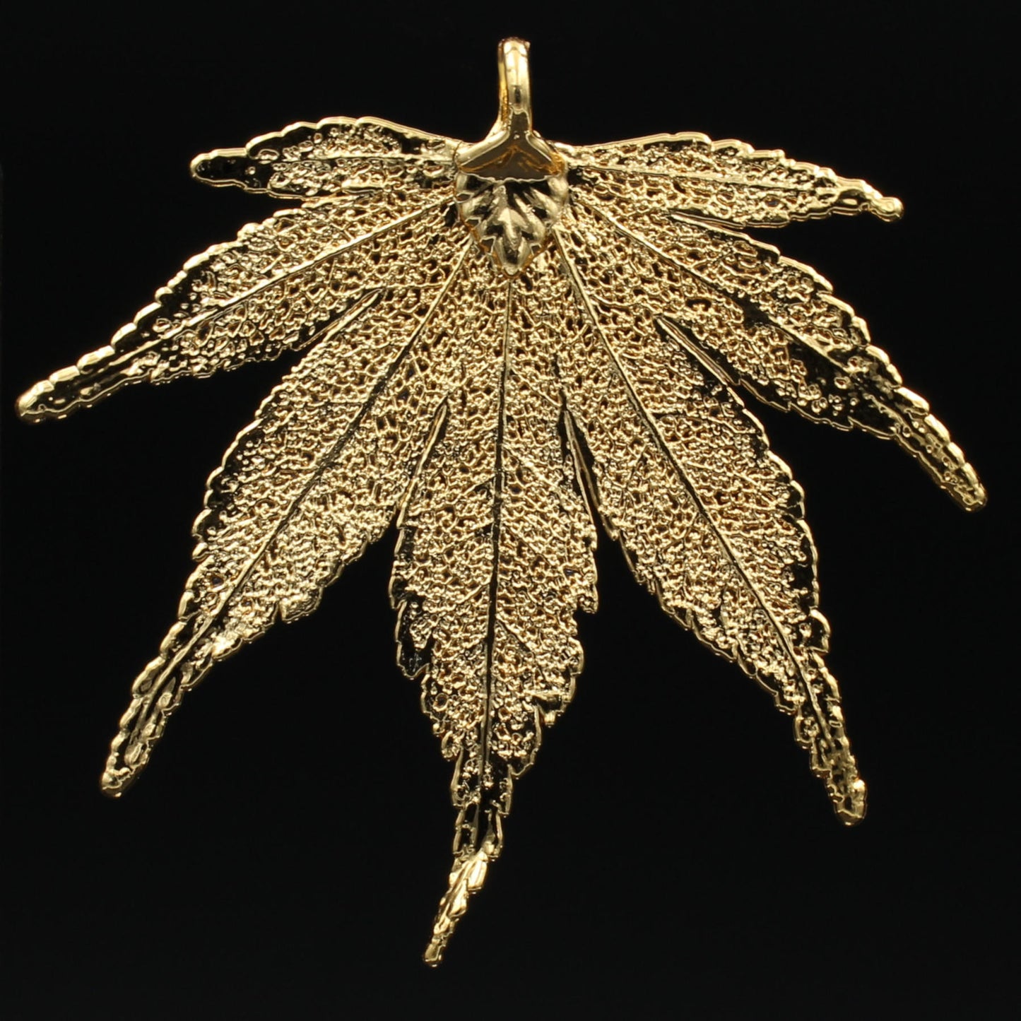 Japanischer Ahorn Anhänger Gold
