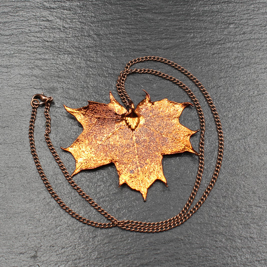 Kanadischer Ahorn Anhänger verkupfert