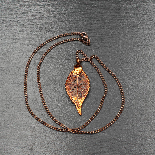 Lorbeer Anhänger verkupfert