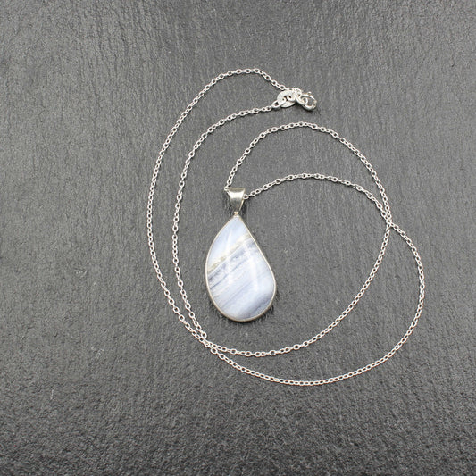 Blue Lace Achat Anhänger