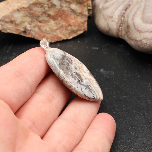 Crazy Lace Achat Anhänger - Handarbeit