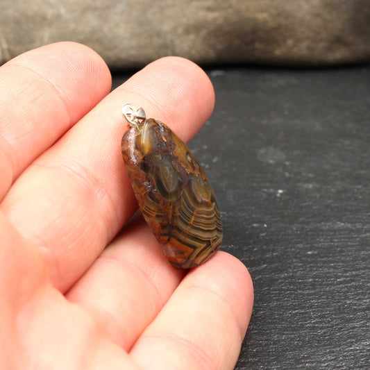 Crazy Lace Achat Anhänger - Handarbeit