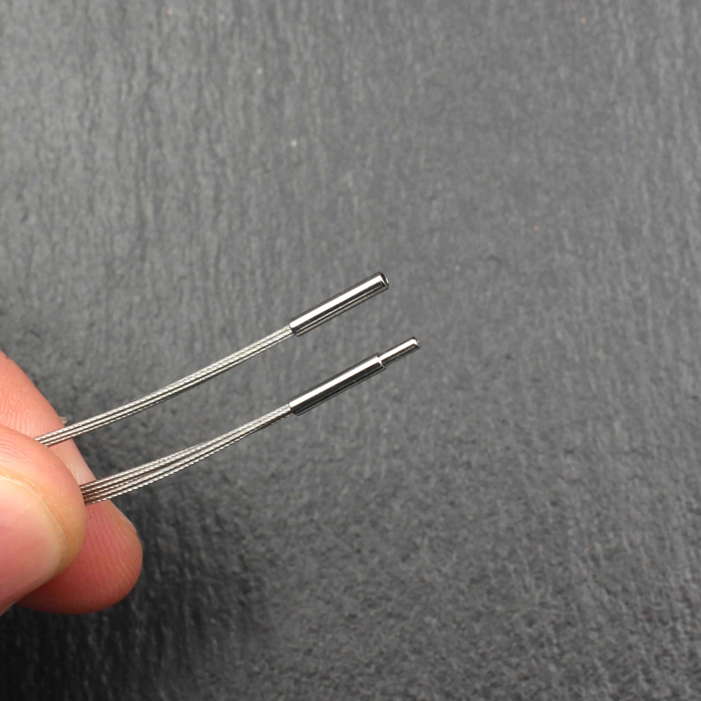 Edelstahl Reif mit Bayonettverschluss - 5 Reihen (ø 2.00 mm)