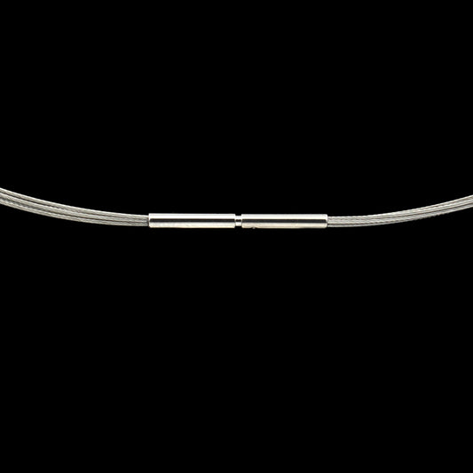 Edelstahl Reif mit Bayonettverschluss - 5 Reihen (ø 2.00 mm)