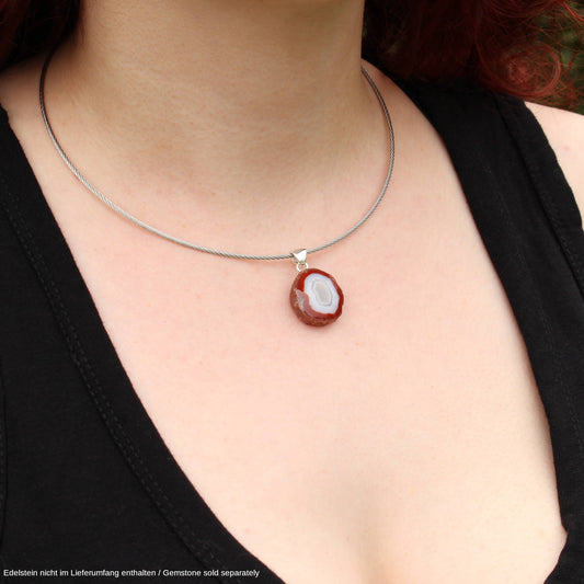 Edelstahl Reif mit Bayonettverschluss (ø 1.50 mm)