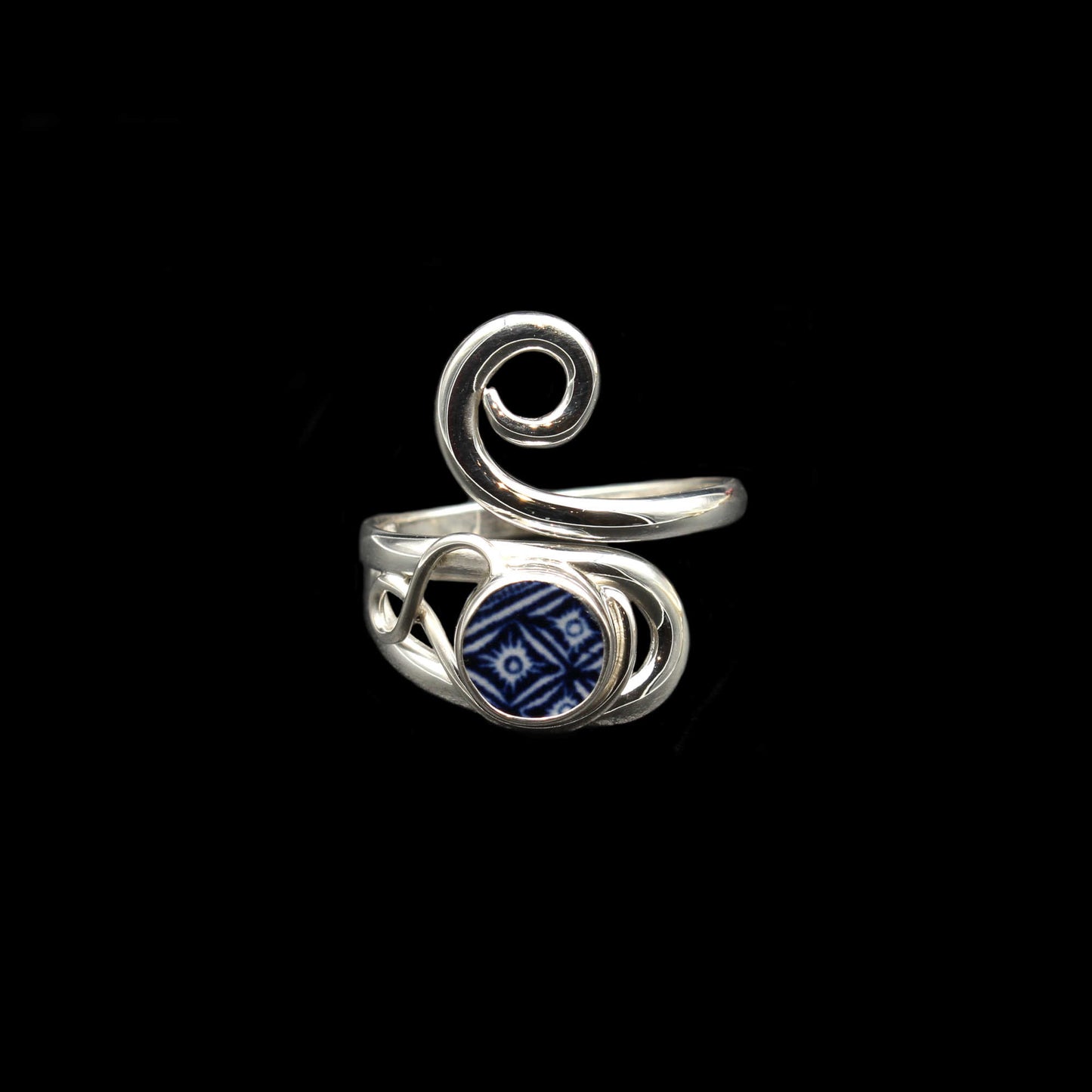 "Old Willow" Keltischer Wirbel Ring - Verstellbar