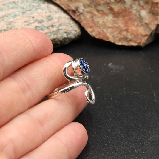 "Old Willow" Keltischer Wirbel Ring - Verstellbar