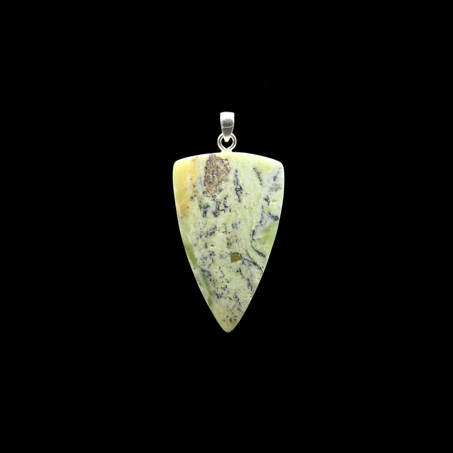 Grüner Opal Anhänger - Handarbeit