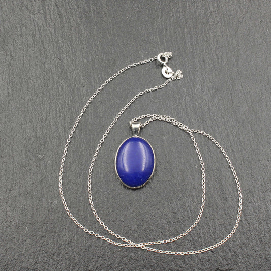 Lapislazuli Silber Anhänger