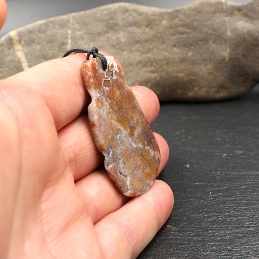 Moosachat Anhänger - Handarbeit