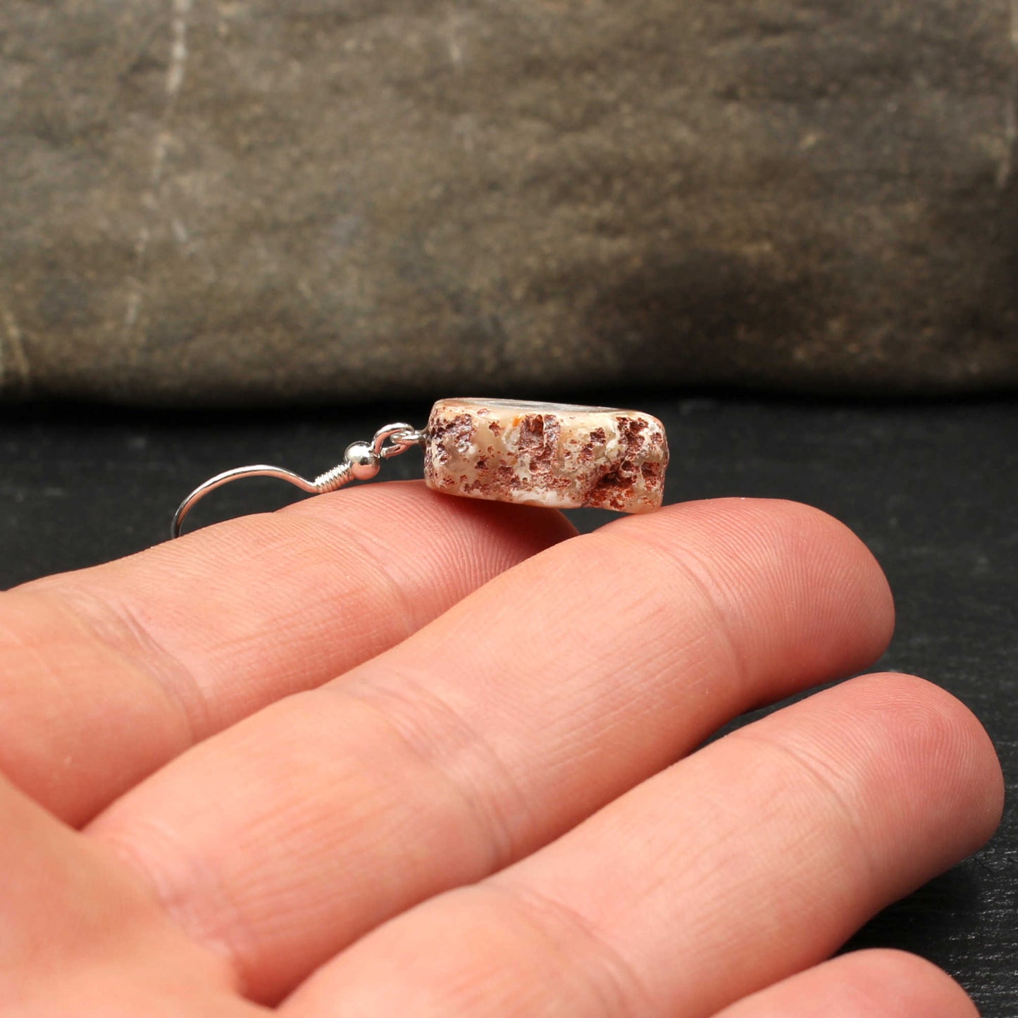 Achat Ohrringe - Handarbeit | Achat aus Sachsen