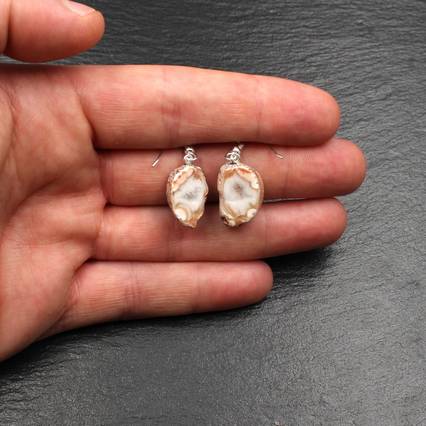 Achat Ohrringe - Handarbeit | Achat aus Sachsen