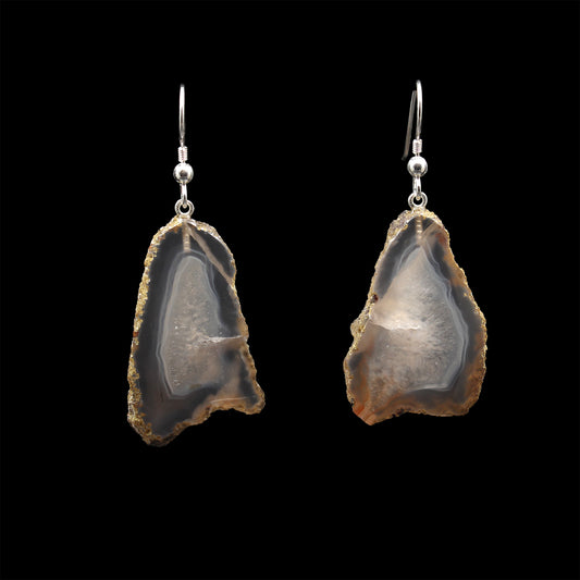 Agate earrings - handmade | Agate from Saxony