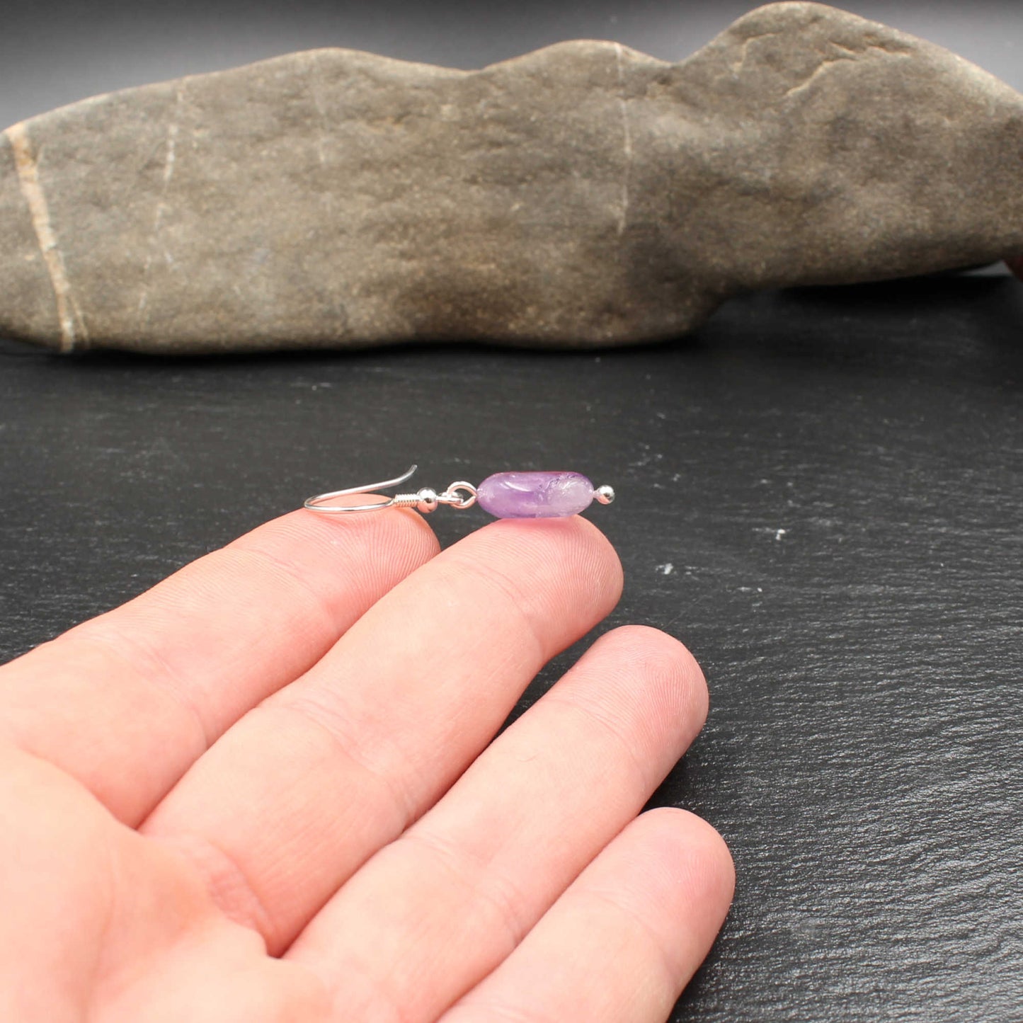 Kleine Amethyst Ohrhänger / Ohrringe
