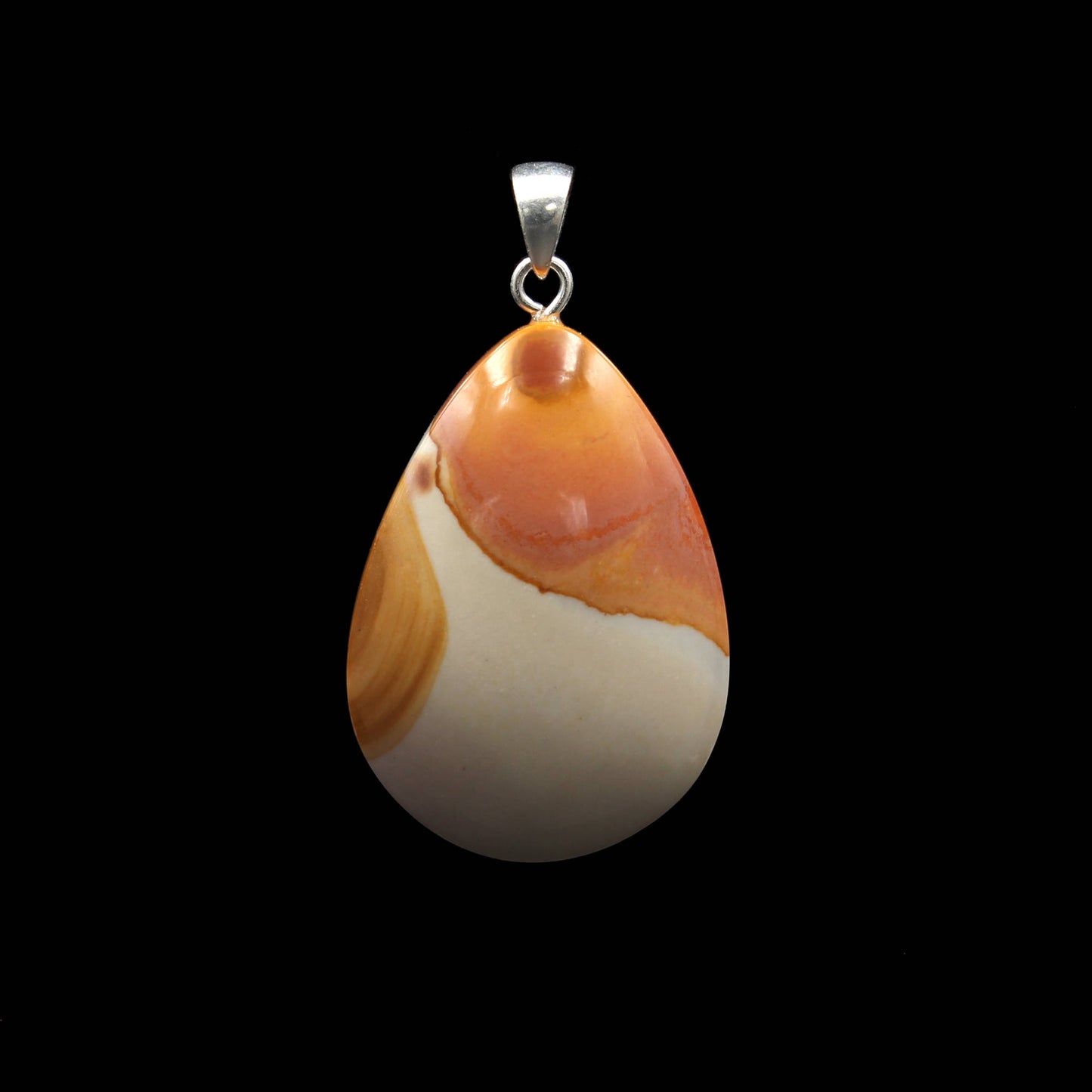 Polychrome Jasper Pendant - Handmade