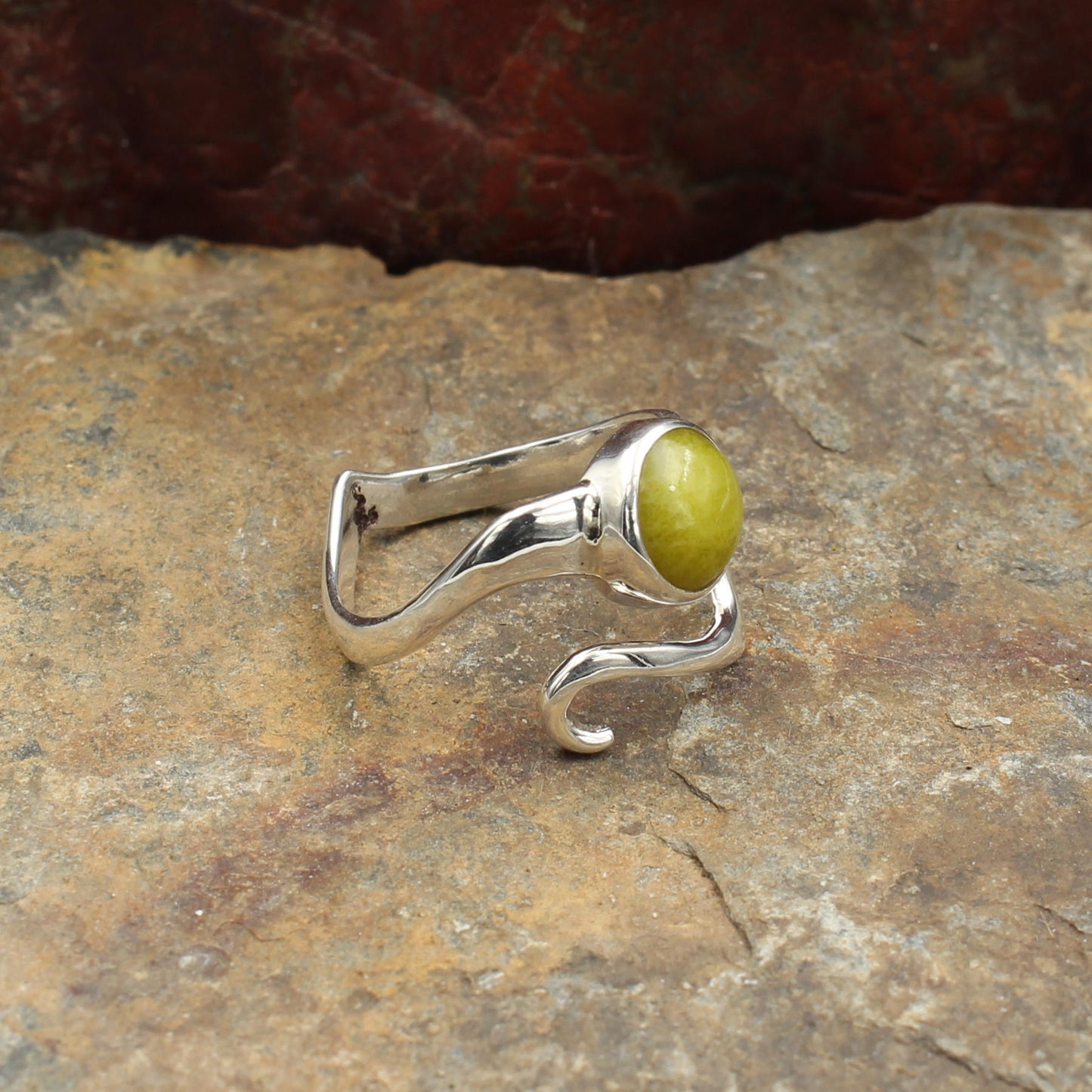 Wellenform Ring - Silber - Verstellbar - Bild 4