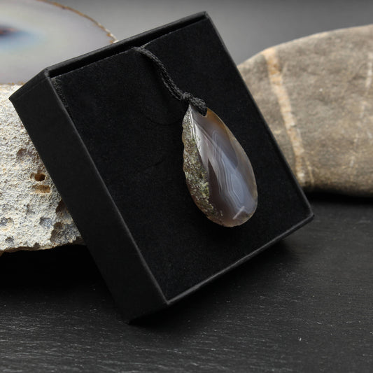 Schottischer Achat Anhänger - Handarbeit