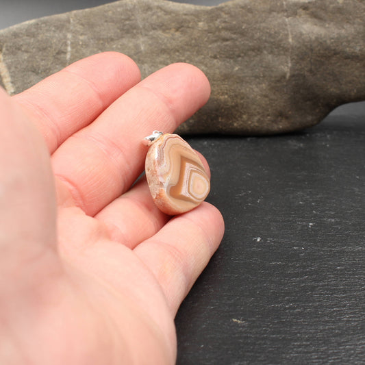 Schottischer Achat Anhänger - Handarbeit