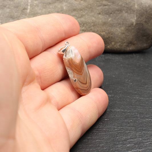 Scottish Agate Pendant - Handmade in Germany
