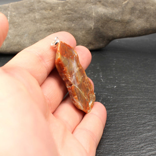 Schottischer Achat Anhänger - Burn Anne Achat