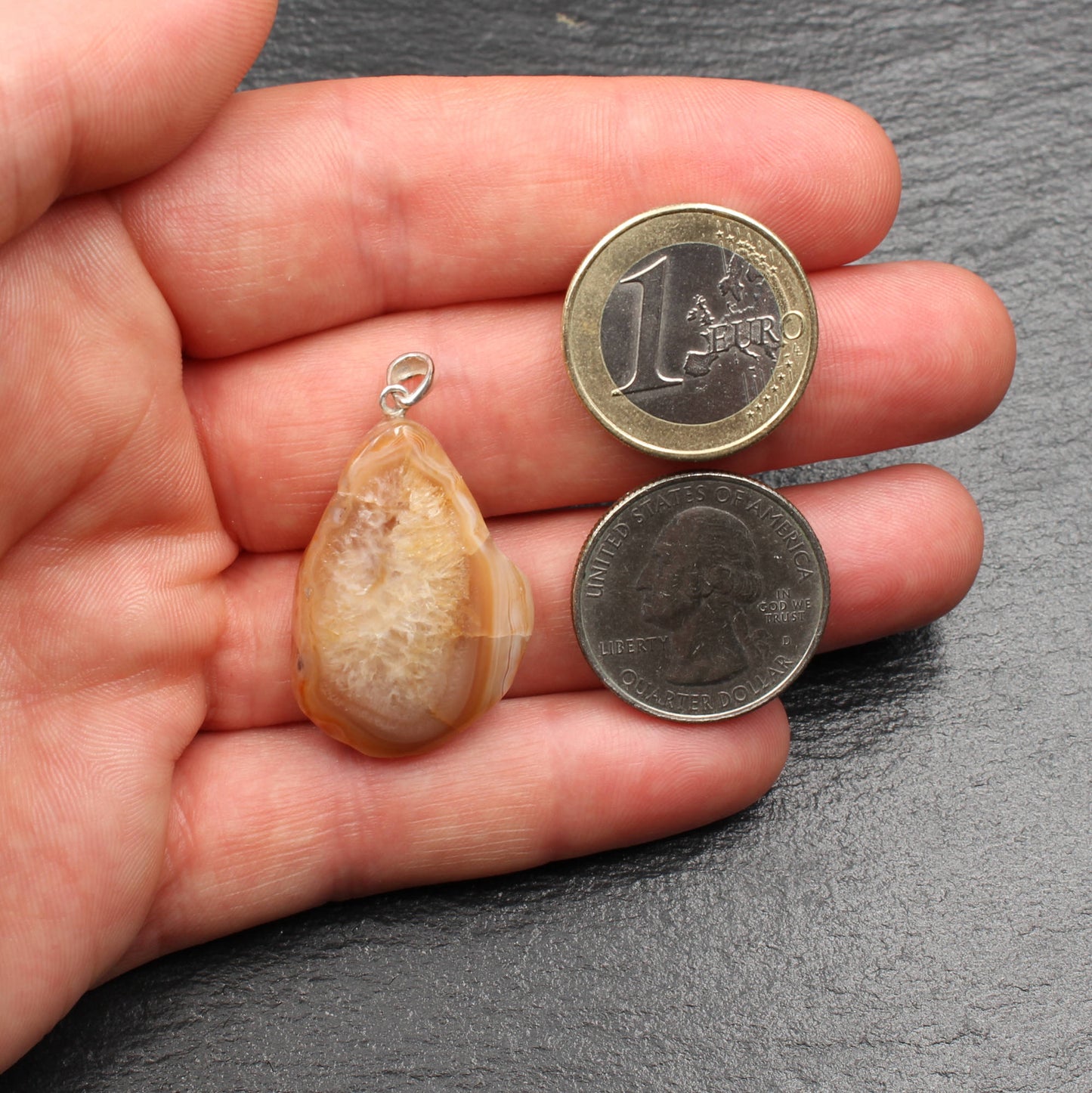Scottish Agate Pendant - Handmade in Germany