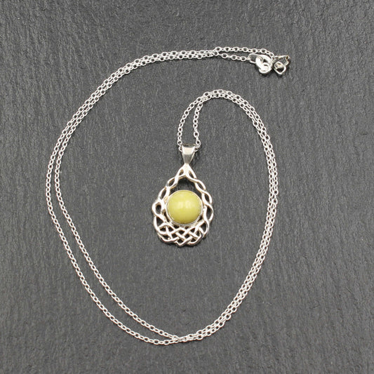 Schottischer Highland Marmor - Keltische Wiege Anhänger