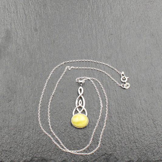 Highland Marmor Anhänger - Keltischer Knoten - Groß