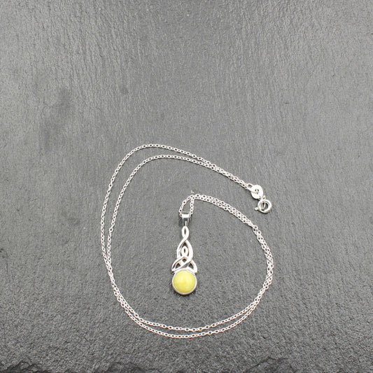 Schottischer Highland Marmor - Keltischer Knoten Anhänger (Klein)