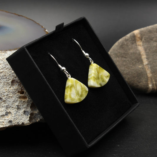 Schottischer Highland Marmor Ohrringe - Handarbeit