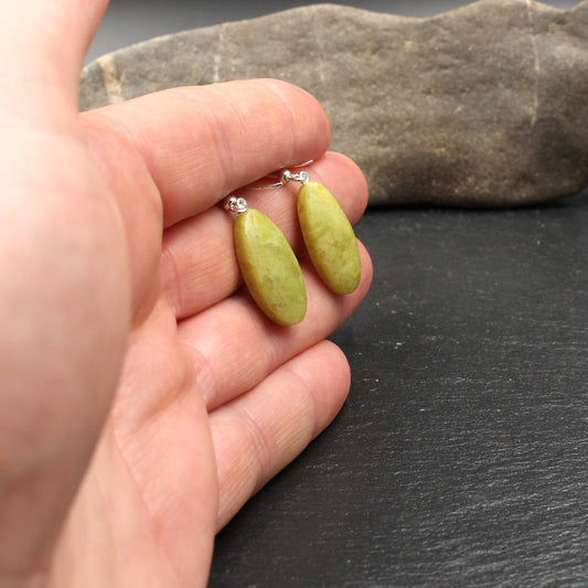 Schottischer Highland Marmor Ohrringe - Handarbeit