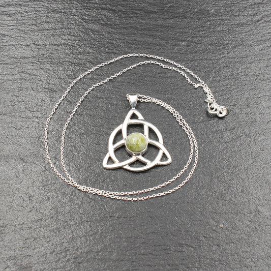 Iona Marmor Anhänger Keltische Triqueta