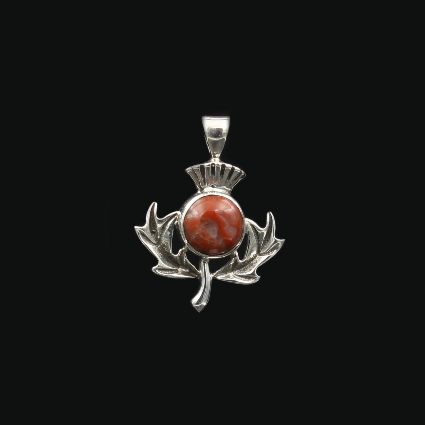 Lewisian Silber Anhänger Schottische Distel