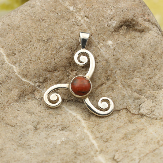 Lewisan Anhänger Keltische Triskele Silber