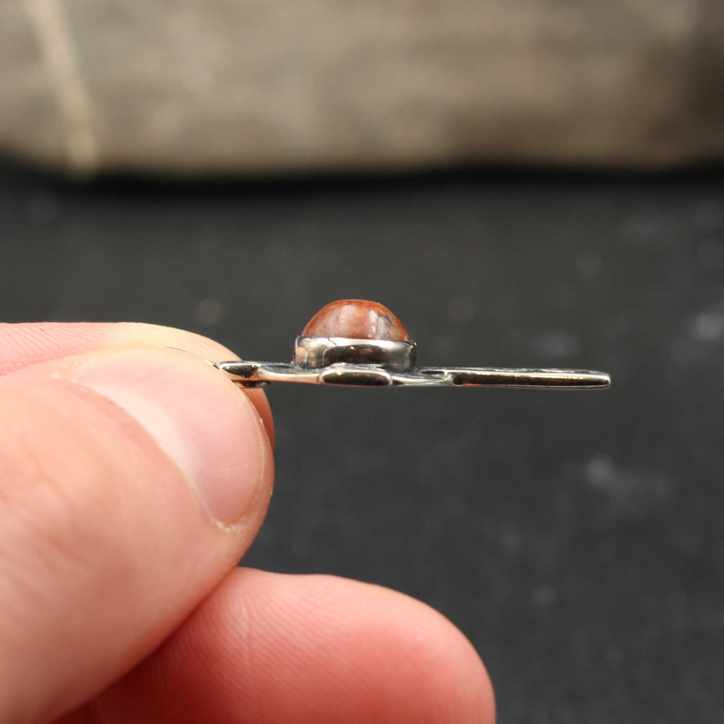 Lewisian Anhänger keltisches Kreuz Silber