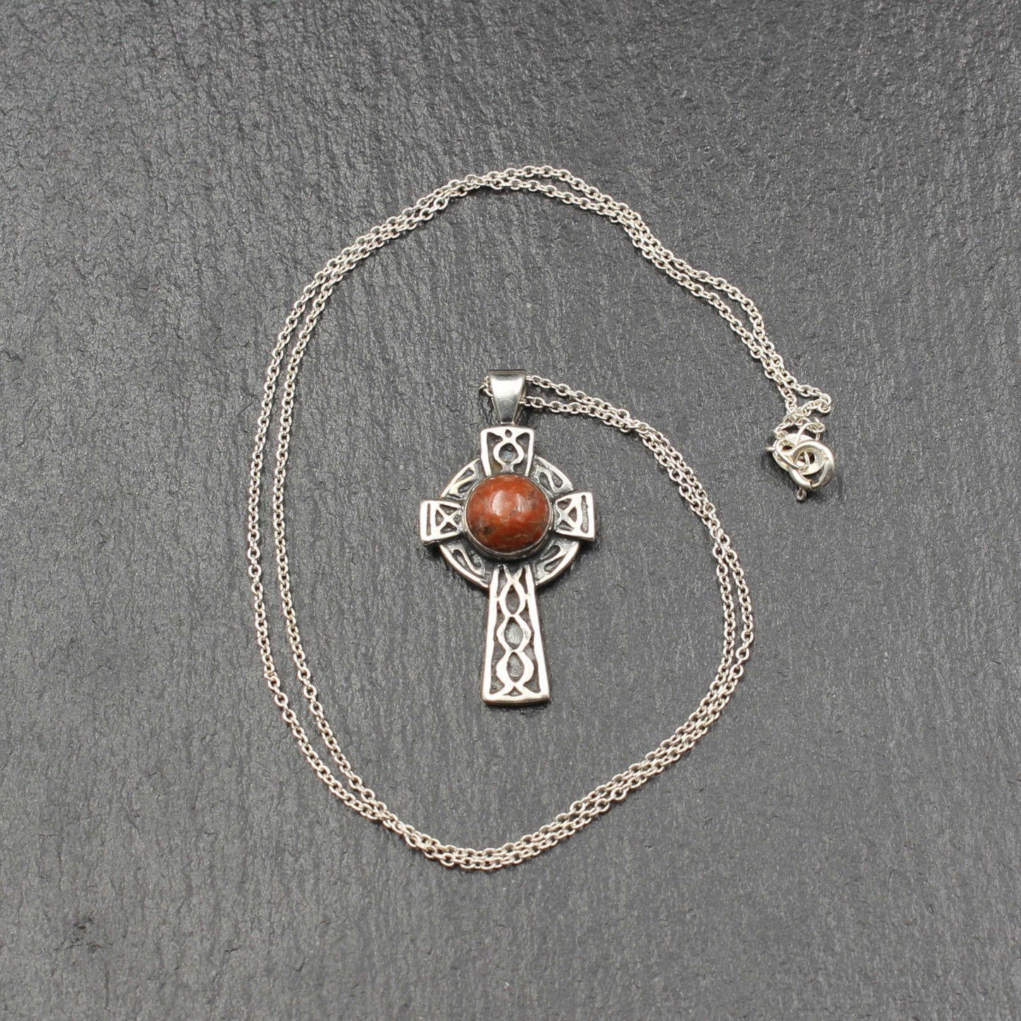 Lewisian Anhänger keltisches Kreuz Silber