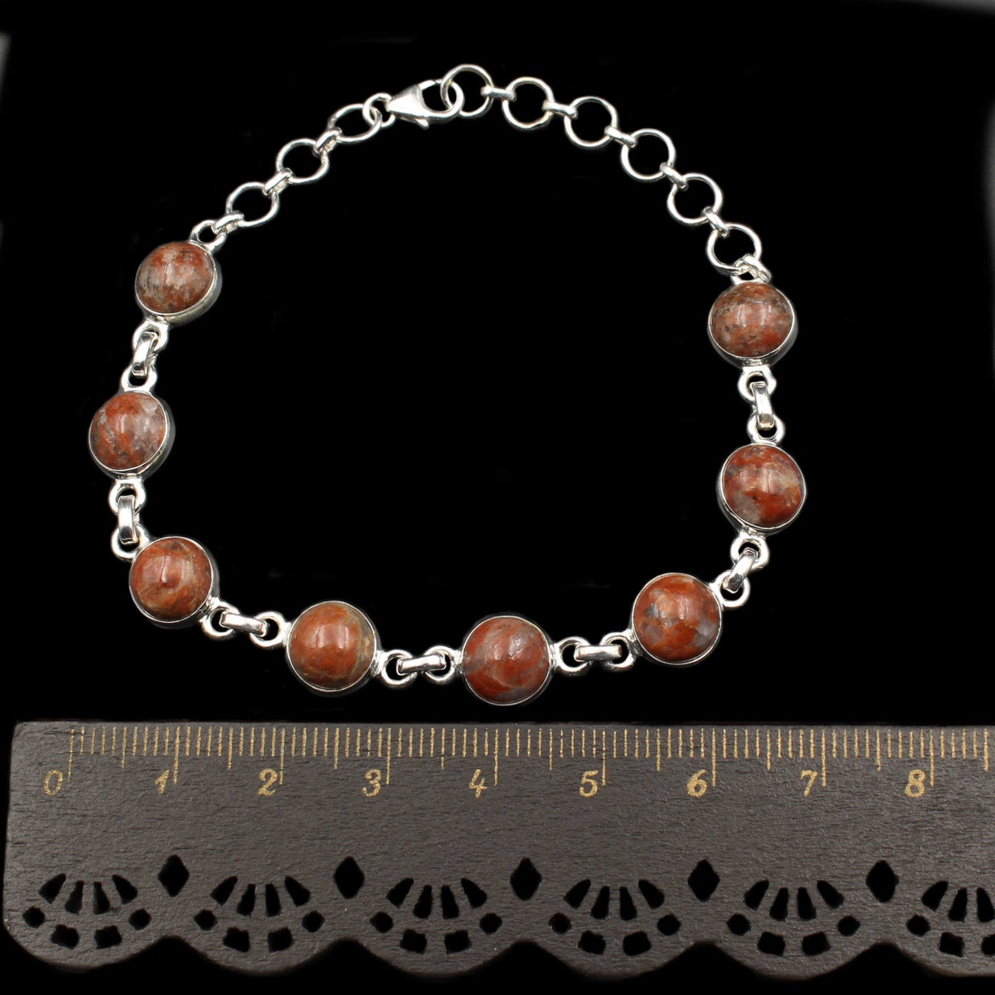 Schottischer Lewisian Silber Armband - Verstellbar