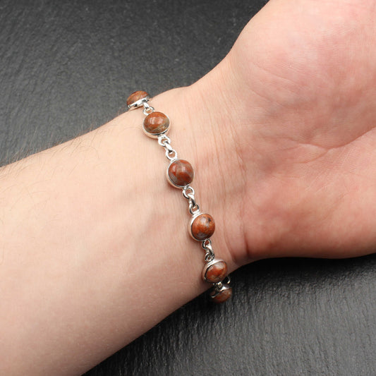 Schottischer Lewisian Silber Armband - Verstellbar