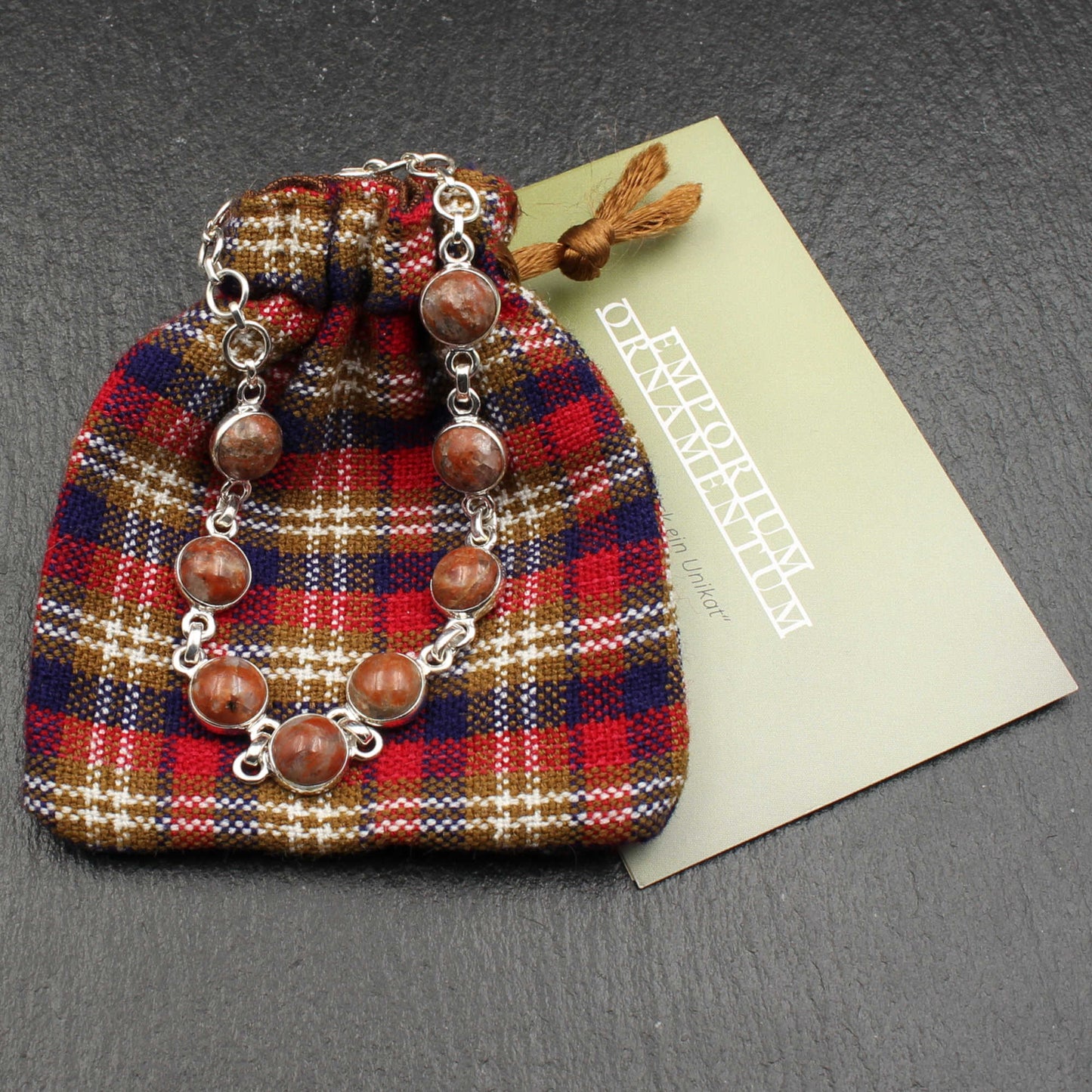 Schottischer Lewisian Silber Armband - Verstellbar